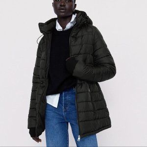 ZARA Women PACKABLE SORONA DUPONT™ Black JACKET  S